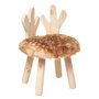 Voir la diapositive 1 : Atmosphera Kids Tabouret Enfant Cerf  Forêt  38cm Beige