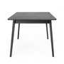 Voir la diapositive 4 : Paris Prix Table à Manger Design  Skagen  140cm Noir