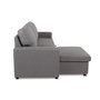Voir la diapositive 3 : Paris Prix Canapé d'Angle Gauche Convertible  Minera  215cm Gris