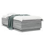 Voir la diapositive 5 : VIDAXL Cadre de lit avec LED sans matelas sonoma gris 90x200 cm