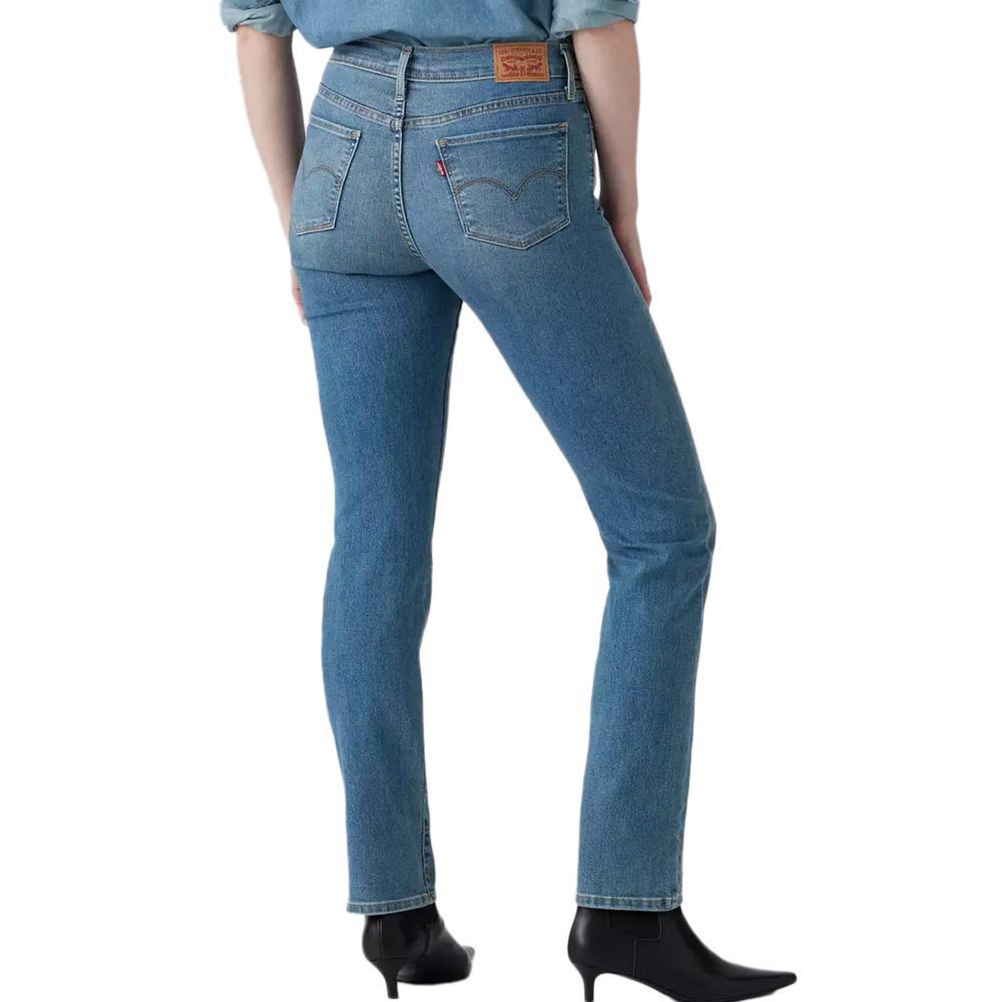 Voir la diapositive 2 : Levi's Jean 314 Bleu Moyen Femme Levi's Shaping Shaping