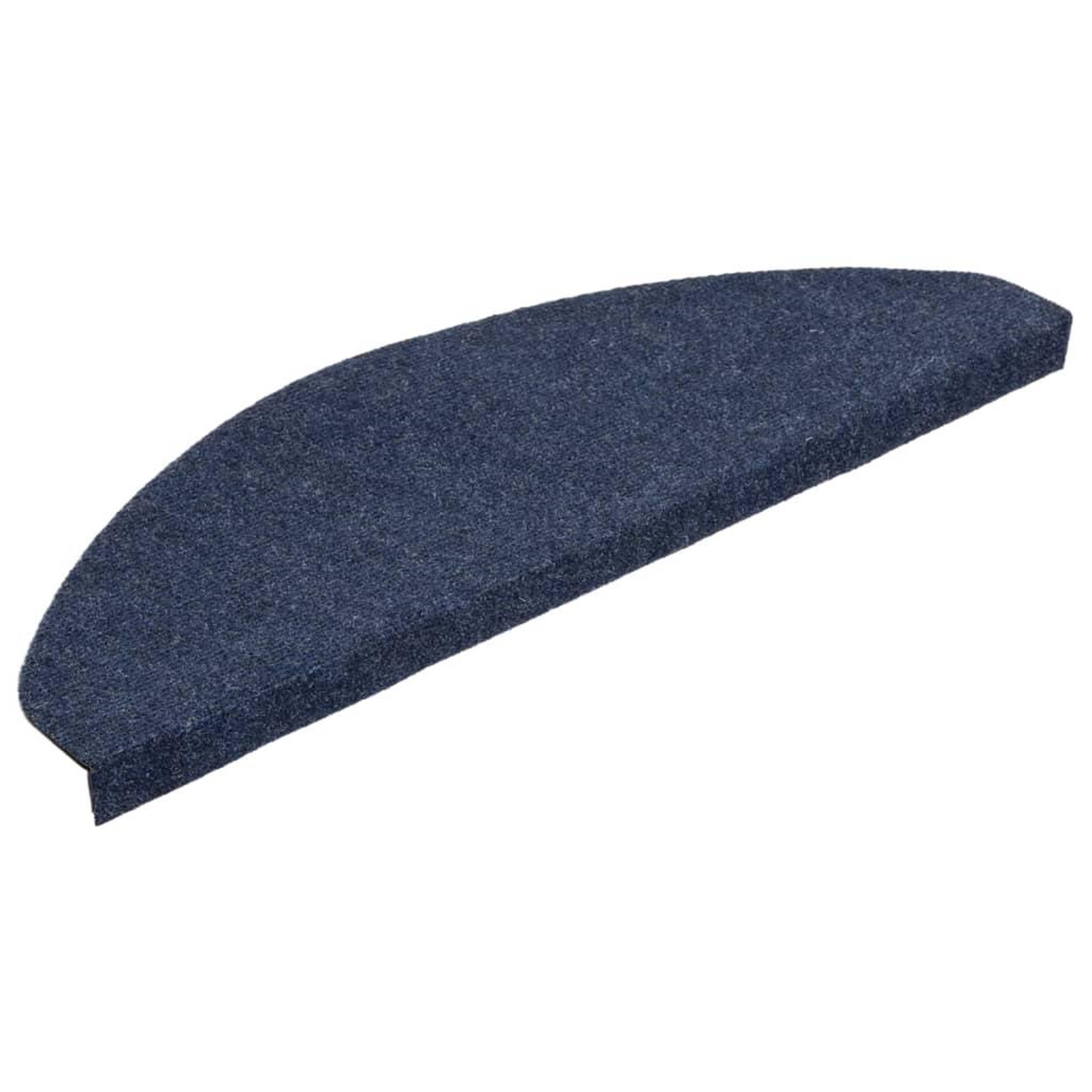 Voir la diapositive 3 : VIDAXL Tapis d'escalier autocollants 15 pcs 65x22,5x3,5 cm Bleu
