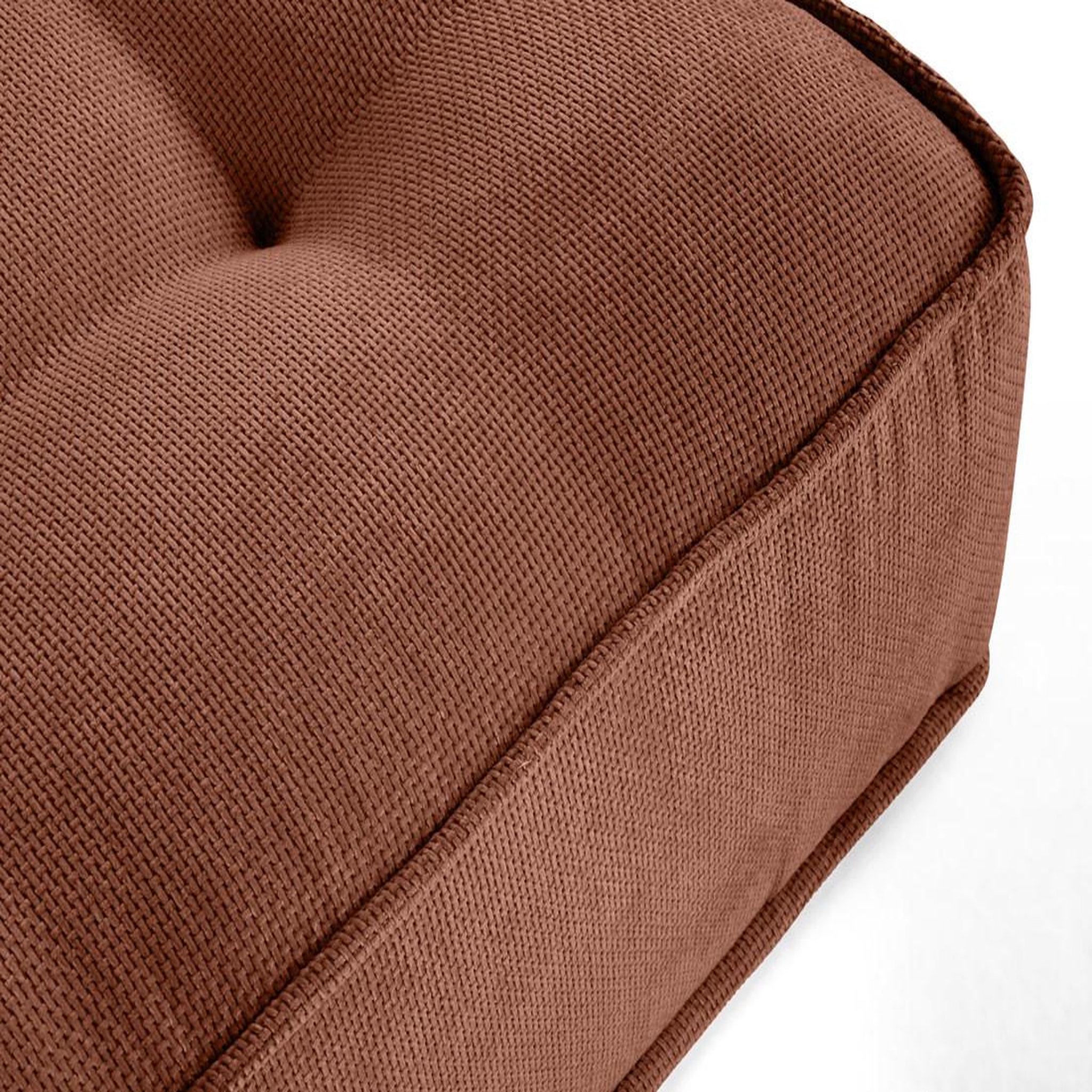 Voir la diapositive 6 : BEST MOBILIER Marisol - canapé panoramique modulable 7 places - velours texturé