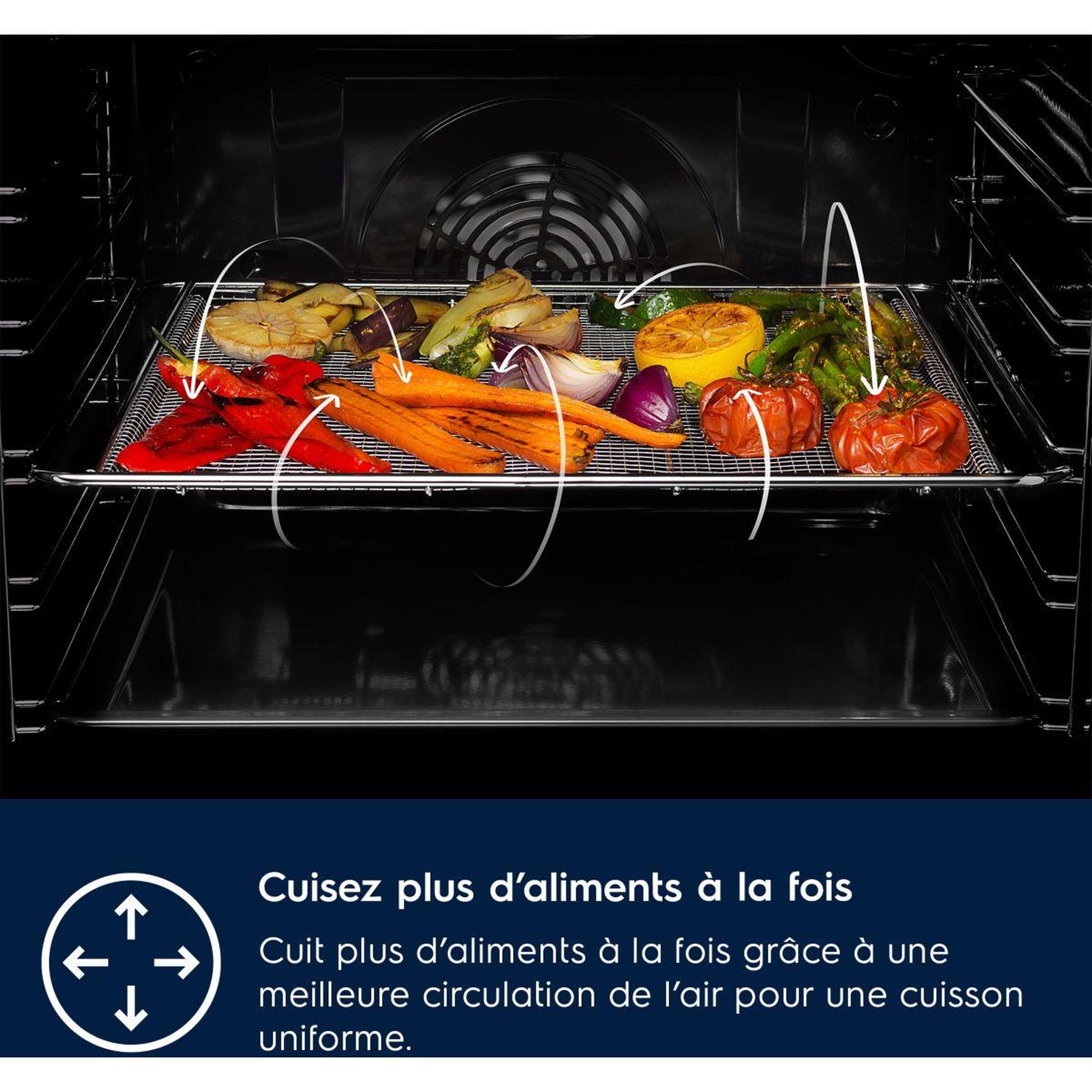 Voir la diapositive 3 : ELECTROLUX Plaque de four airfry