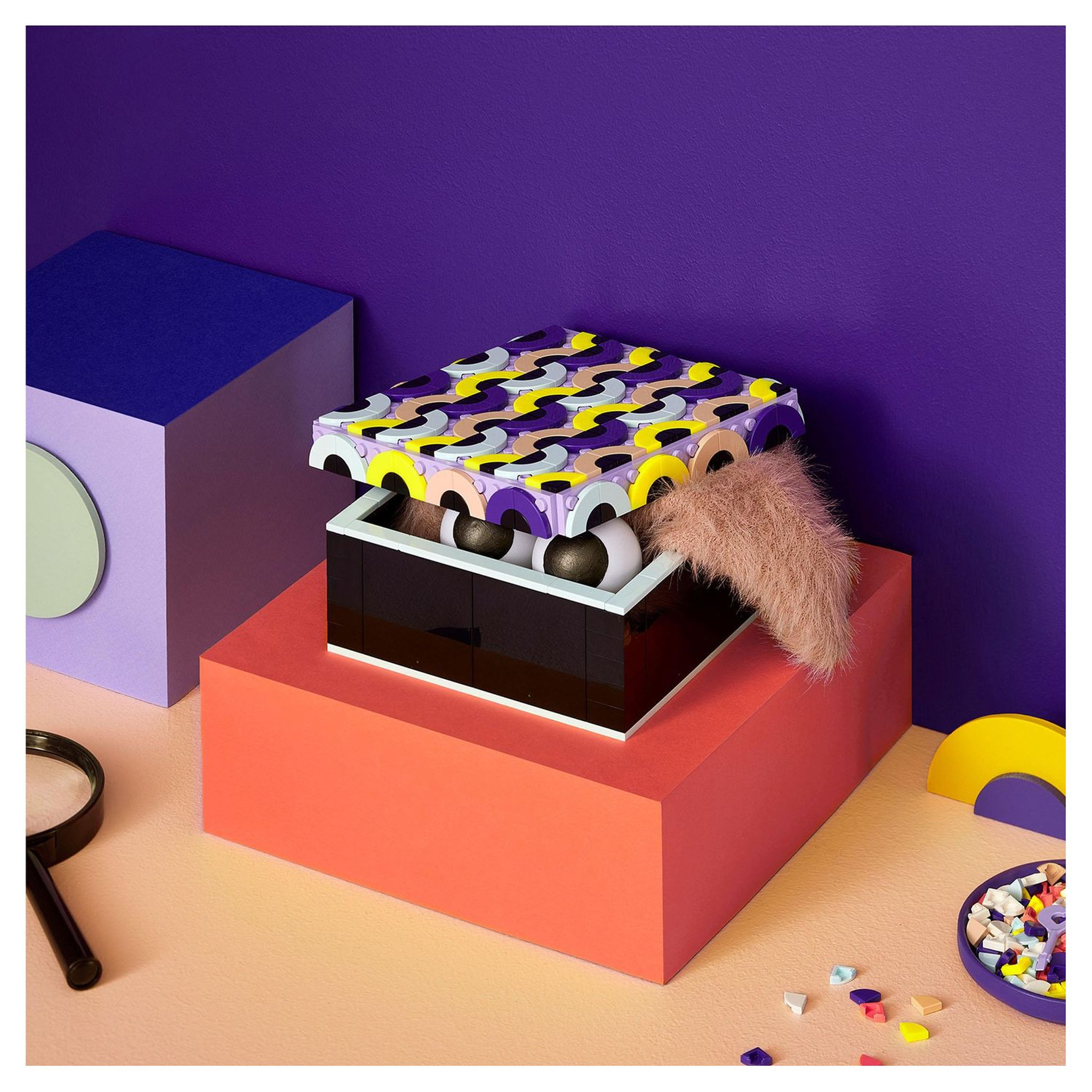 Voir la diapositive 6 : LEGO DOTS 41960 La Grande Boîte, Loisir Créatif de Rangement de Chambre d'Enfants