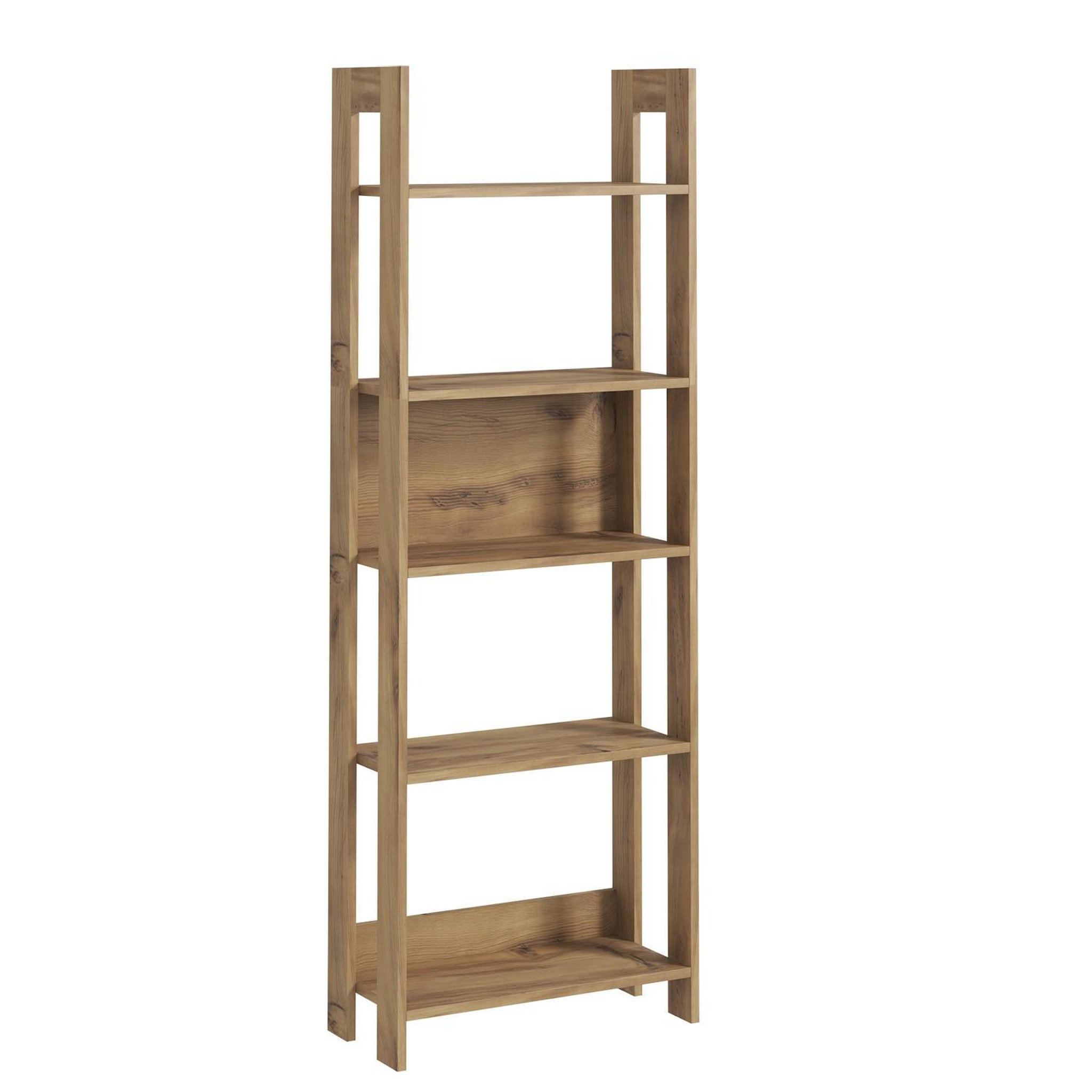 Habitat et Jardin Bibliothèque en bois  country  - 64 x 30 x 180 cm - marron