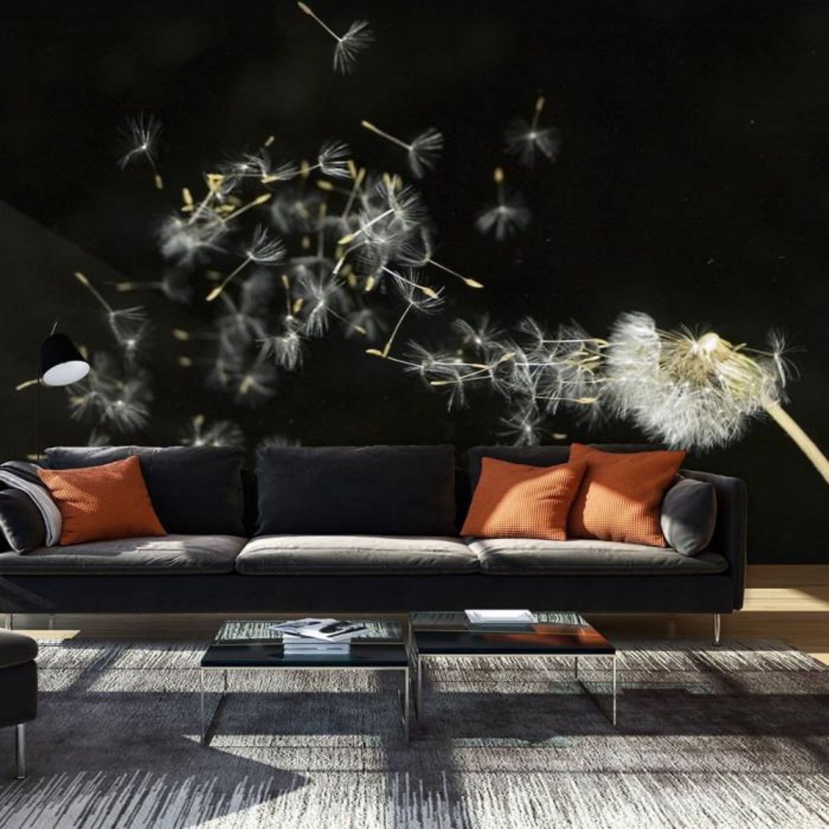 Paris Prix Papier Peint  Graines de Dent de Lion Emportées par le Vent II  270x450cm