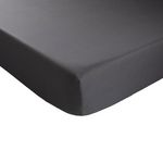 DODO Drap housse Coton thermorégulé Gris Acier. Coloris disponibles : Gris