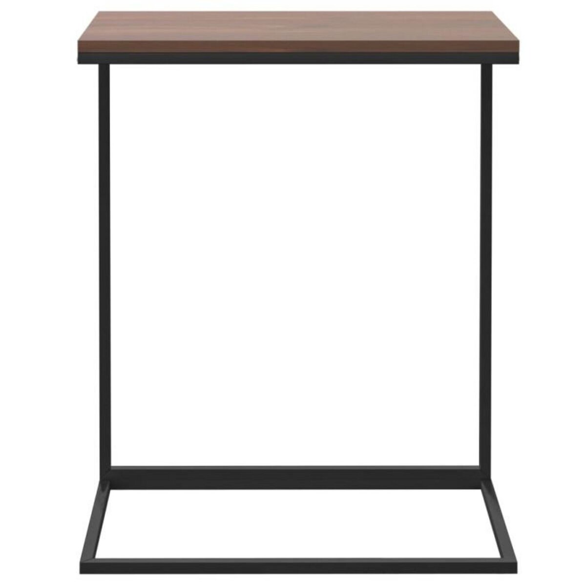 VIDAXL Table d appoint Noir 55x35x66 cm Bois d ingénierie