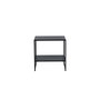 Voir la diapositive 4 : Paris Prix Table d'Appoint Avec Étagère  Staal  50cm Noir