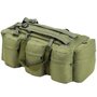 Voir la diapositive 1 : VIDAXL Sac de sport style militaire 3 en 1 90 L Vert olive