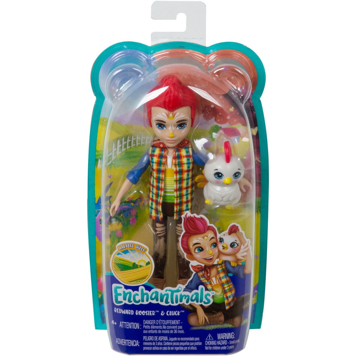 MATTEL  Poupée Redward Coq et Cluck-Enchantimals
