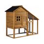 Voir la diapositive 1 : Habitat et Jardin Poulailler  Lily  avec pondoir en bois - Marron
