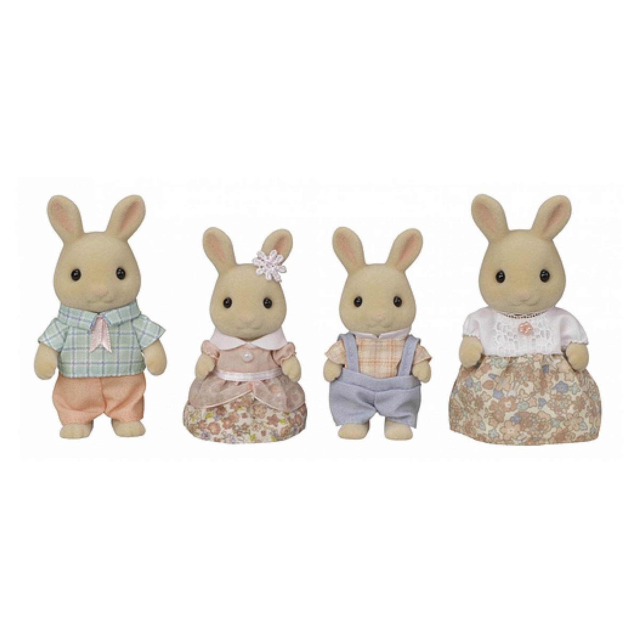 Voir la diapositive 3 : Sylvanian Families 5706 La famille lapin creme