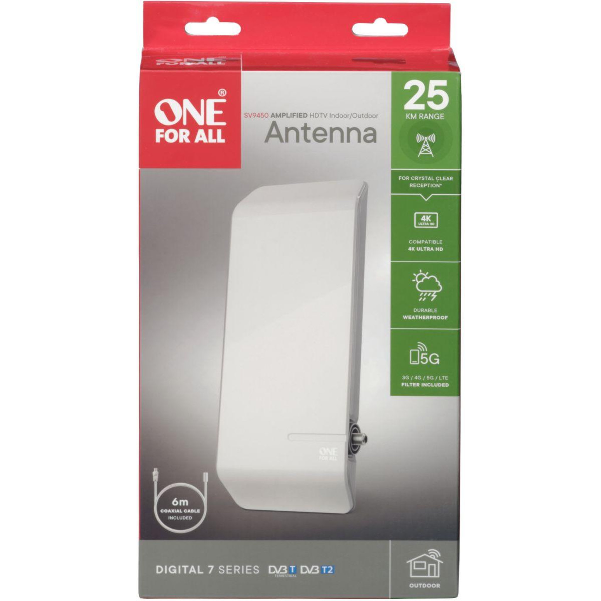 Voir la diapositive 2 : One For All Antenne extérieure sv9450