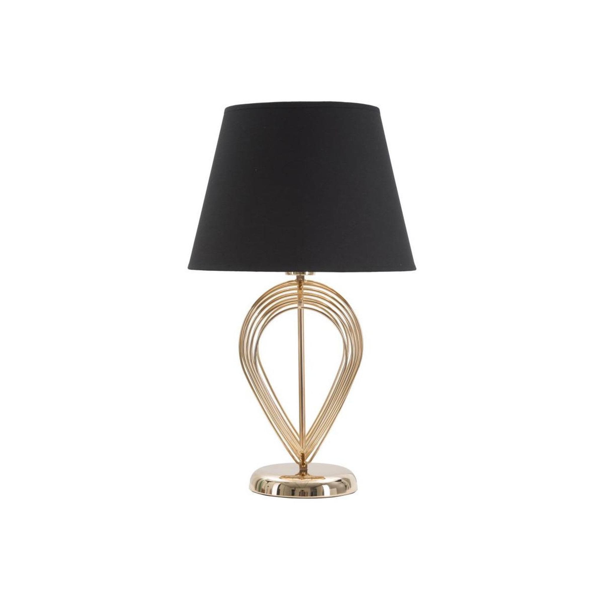 Paris Prix Lampe à poser en métal  maxt  53cm or & noir