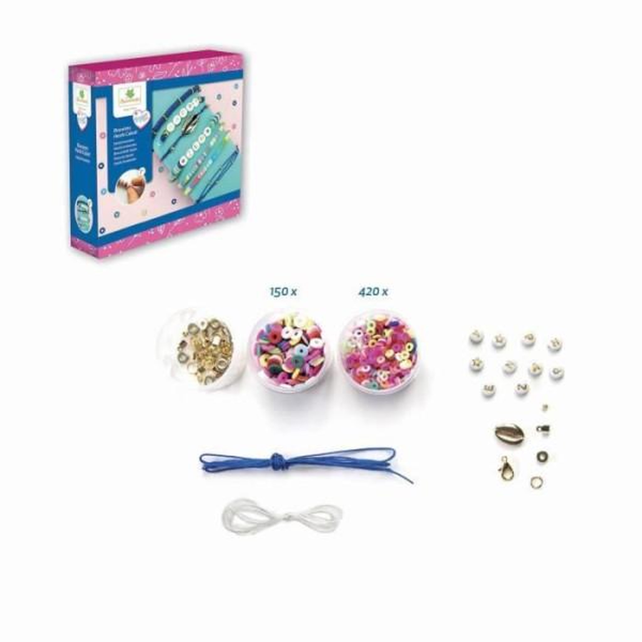Voir la diapositive 2 : SYCOMORE SYCOMORE - CRÉE 7 BRACELETS HEISHI COBALT