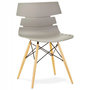 Voir la diapositive 1 : Paris Prix Chaise Design  Visby  82cm Gris