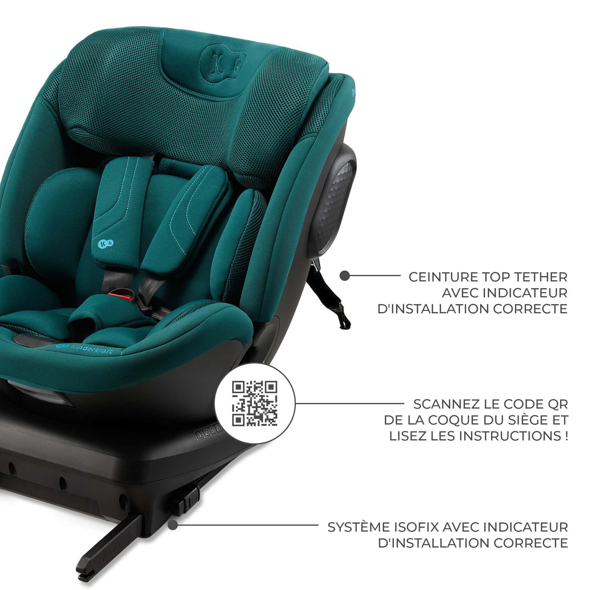 Voir la diapositive 5 : KINDERKRAFT Siege auto xpedition 3 i size pratique confortabl