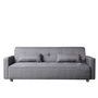 Voir la diapositive 1 : CONCEPT USINE Canapé scandinave convertible 3 places en tissu gris COPENHAGUE