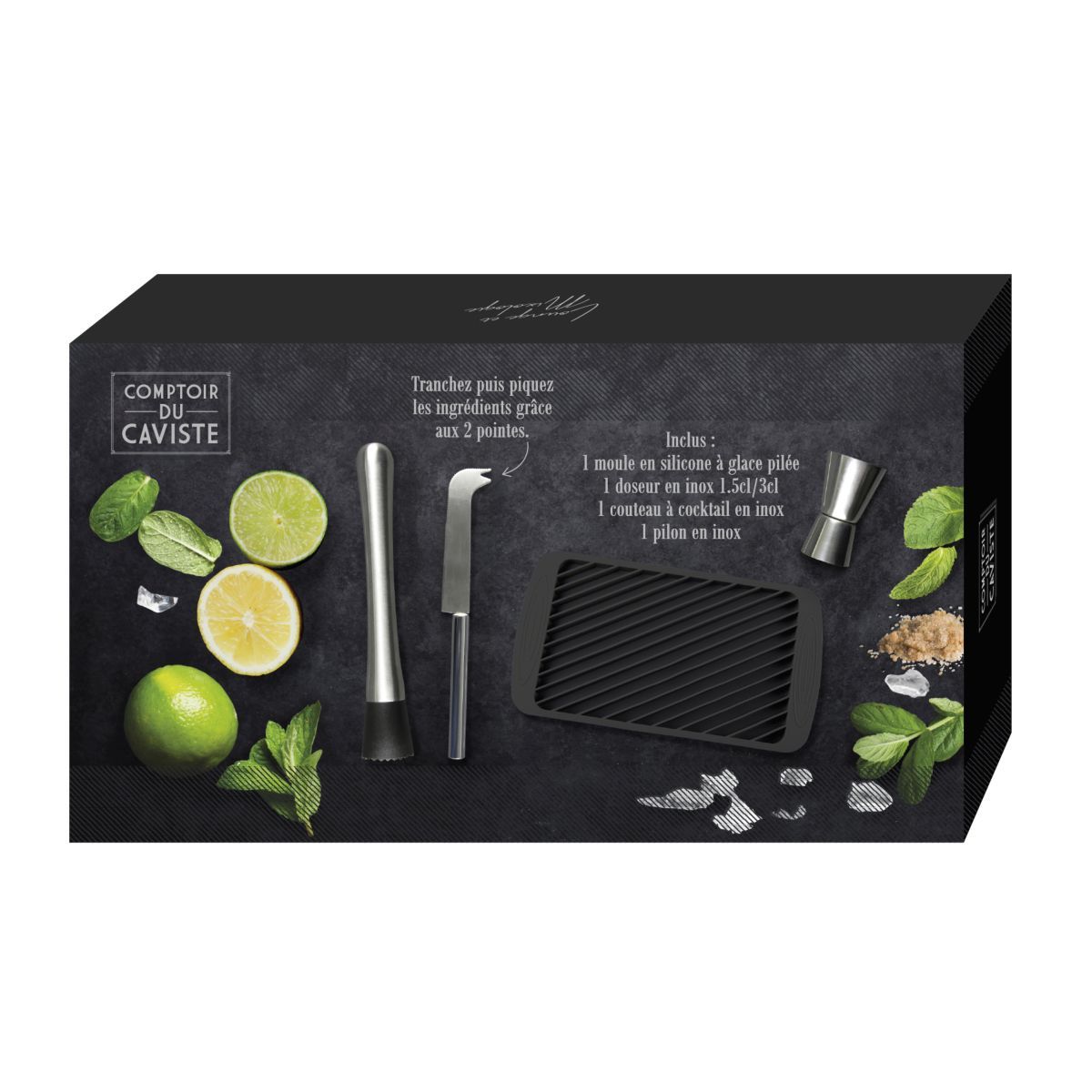 Coffret mojito 4 accessoires