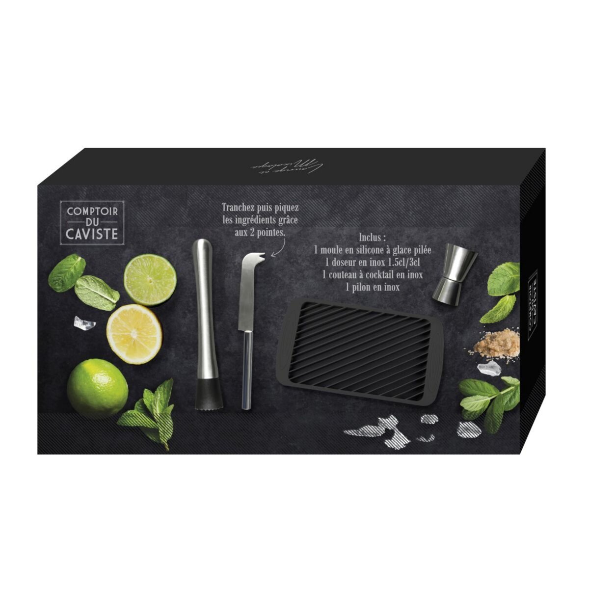 Coffret mojito 4 accessoires