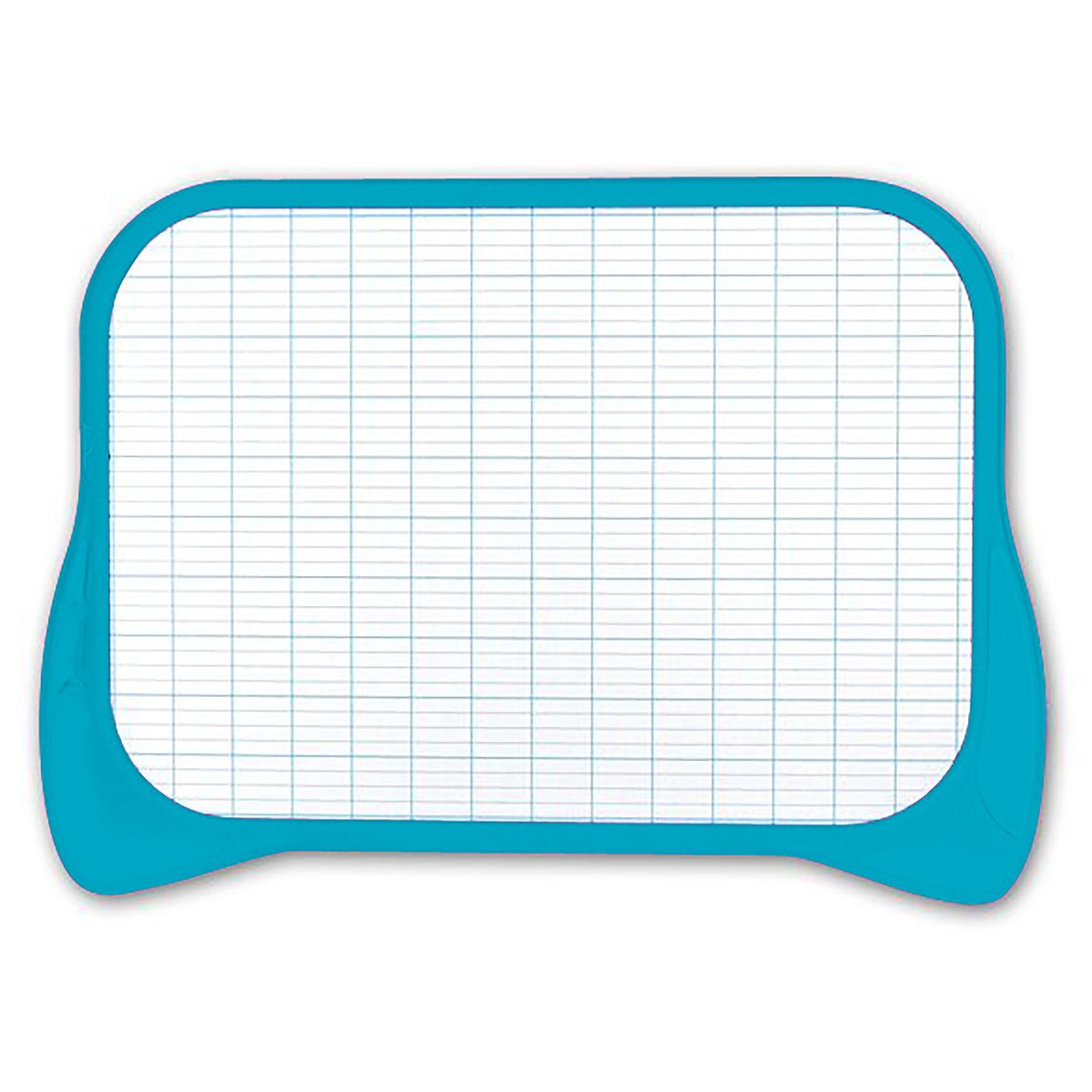 AUCHAN Ardoise blanche 28x20cm + 1 feutre + 1 mini brosse coloris aléatoire