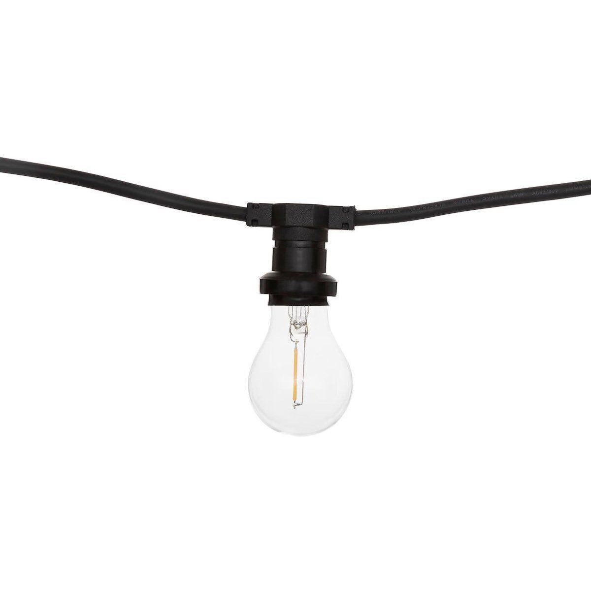 ATMOSPHERA Guirlande d'Extérieur  10 Ampoules  520cm Noir