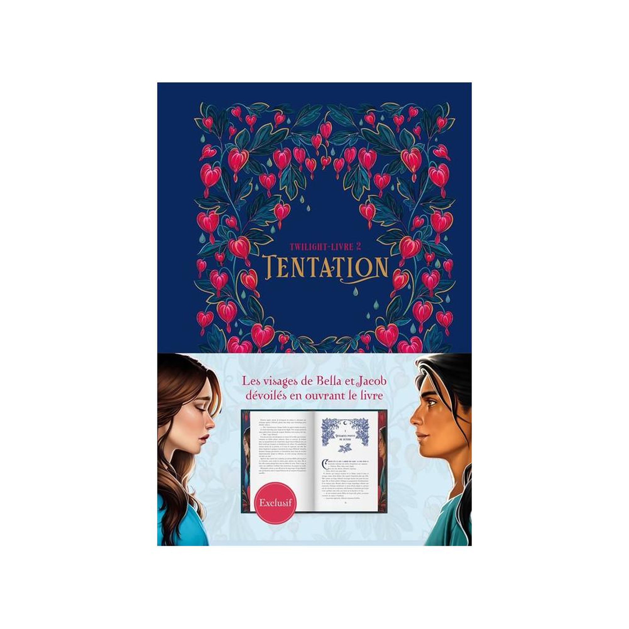 HACHETTE Livre Grand Format Twilight Tome 2 Tentation Édition 20e Anniversaire couverture rigide