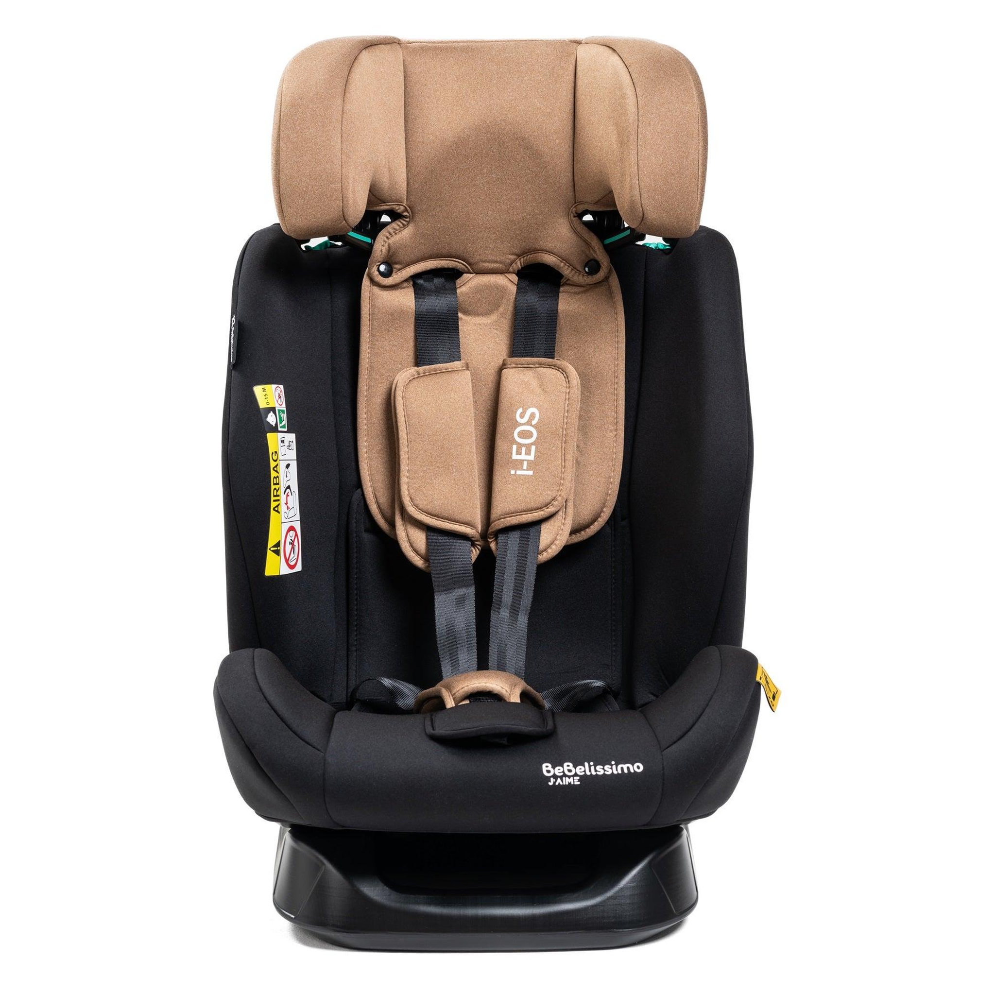 Voir la diapositive 4 : BEBELISSIMO Siège auto I-size  - groupe 0+/1/2/3 - (0-36kg) -  Inclinable - 40 -150cm - i-EOS - beige