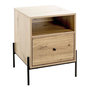 Voir la diapositive 1 : Paris Prix Table de Chevet 1 Tiroir  Ali  60cm Naturel