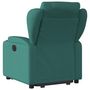 Voir la diapositive 5 : VIDAXL Fauteuil inclinable electrique vert fonce tissu