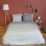 Voir la diapositive 2 : Home collection Parure de couette 3 pcs 240x220 100% microfibre, parchemin