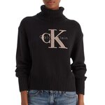CALVIN KLEIN JEANS Pull  Femme Calvin Klein Jeans Chenille. Coloris disponibles : Noir