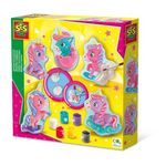 SES Creative Moulage et peinture - Bébés licornes - Loisirs créatifs - SES CREATIVE - Mouler et peindre 5 licornes différentes.