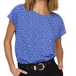 JACQUELINE DE YONG Blouse  à pois Femme JDY Piper. Coloris disponibles : Bleu