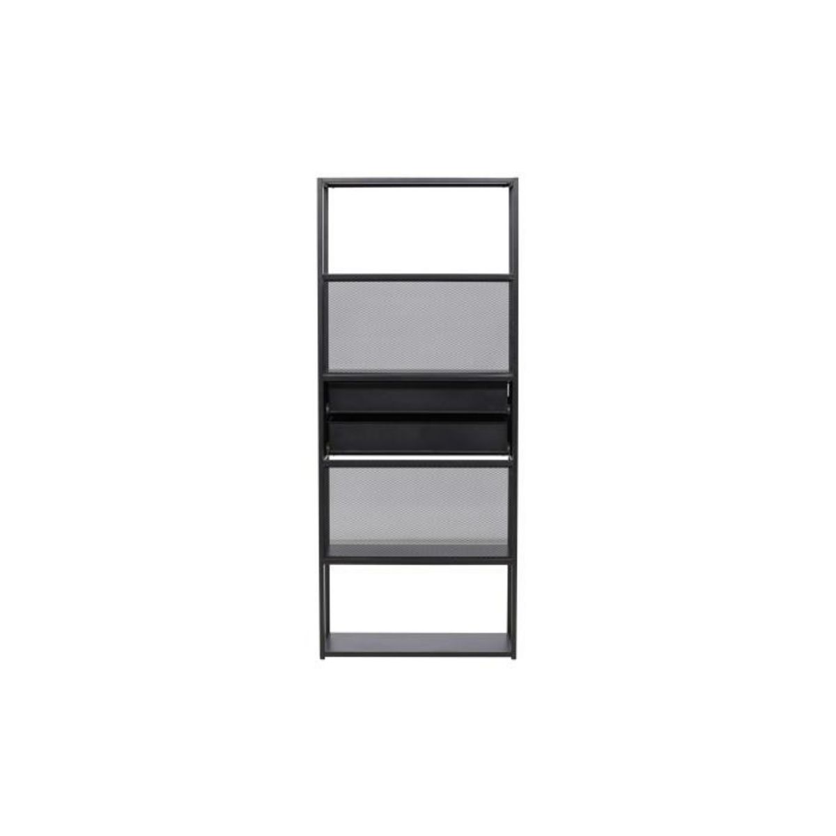 Paris Prix Étagère 4 Niveaux en Métal  Santiago  185cm Noir