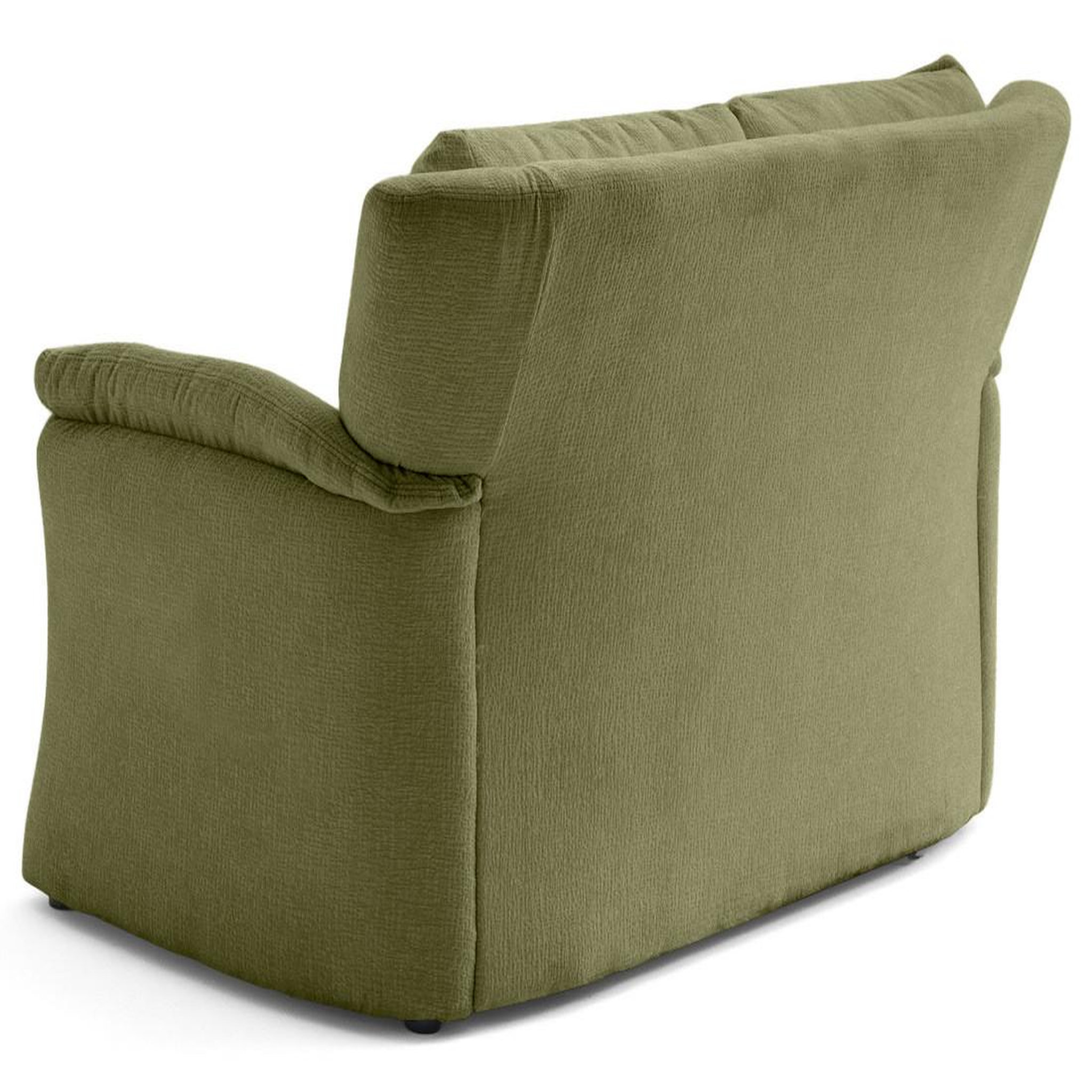 Voir la diapositive 6 : LISA DESIGN Bastille - canapé droit 2 places en tissu velours relief