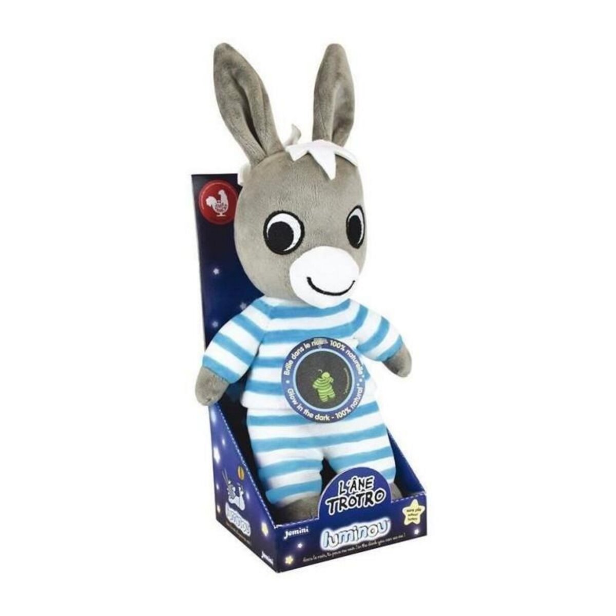JEMINI Doudou jemini peluche lumineuse TROTRO