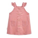 Petit Béguin Robe bébé en velours côtelé Rosa. Coloris disponibles : Rose
