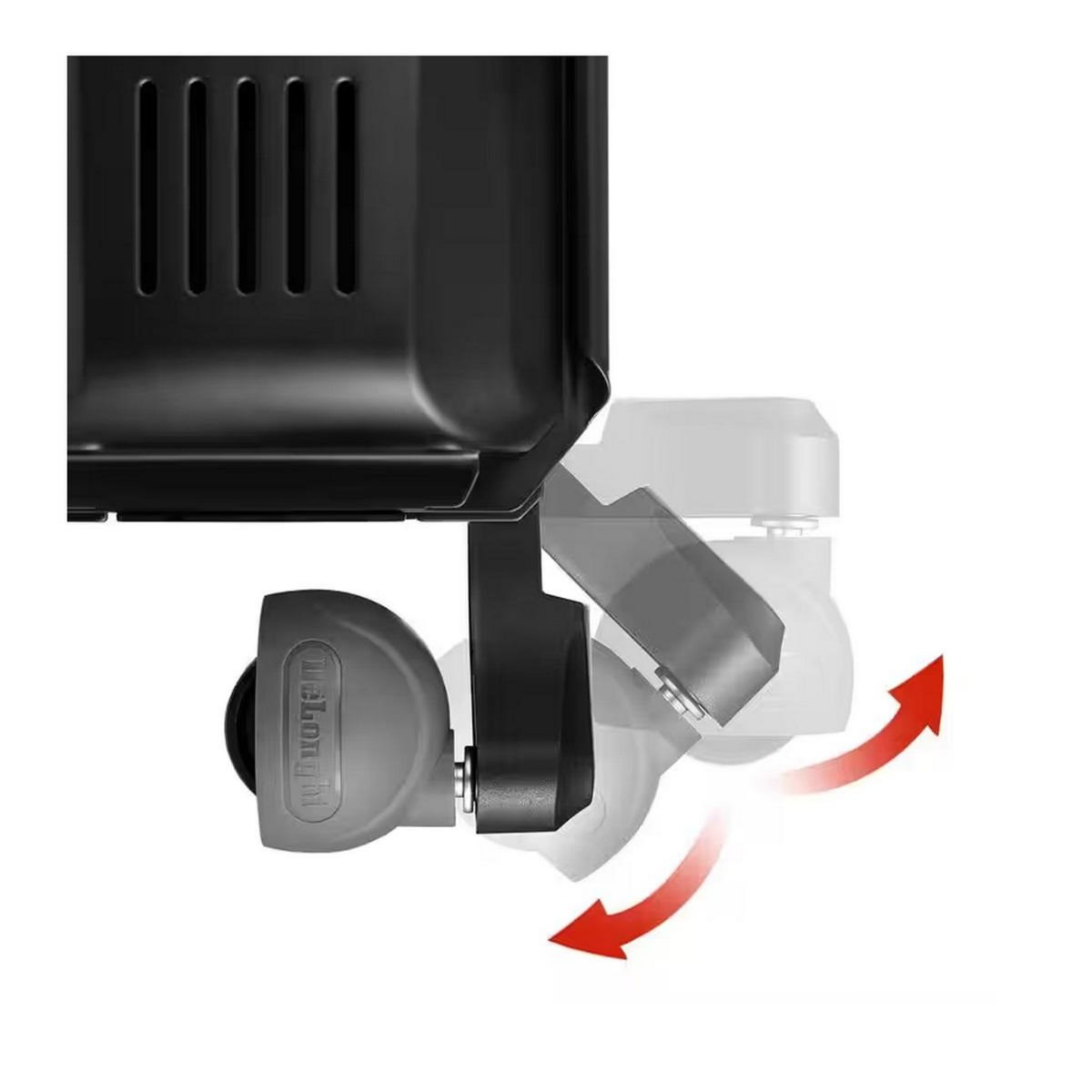 DELONGHI Radiateur bain d'huile 2500w noir - V551225.BG