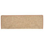 Voir la diapositive 5 : VIDAXL Tapis d'escalier auto-adhesifs 15 pcs Marron clair 65x21x4 cm