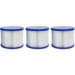 Habitat et Jardin Lot de 3 cartouches de filtration pour Spa gonflable