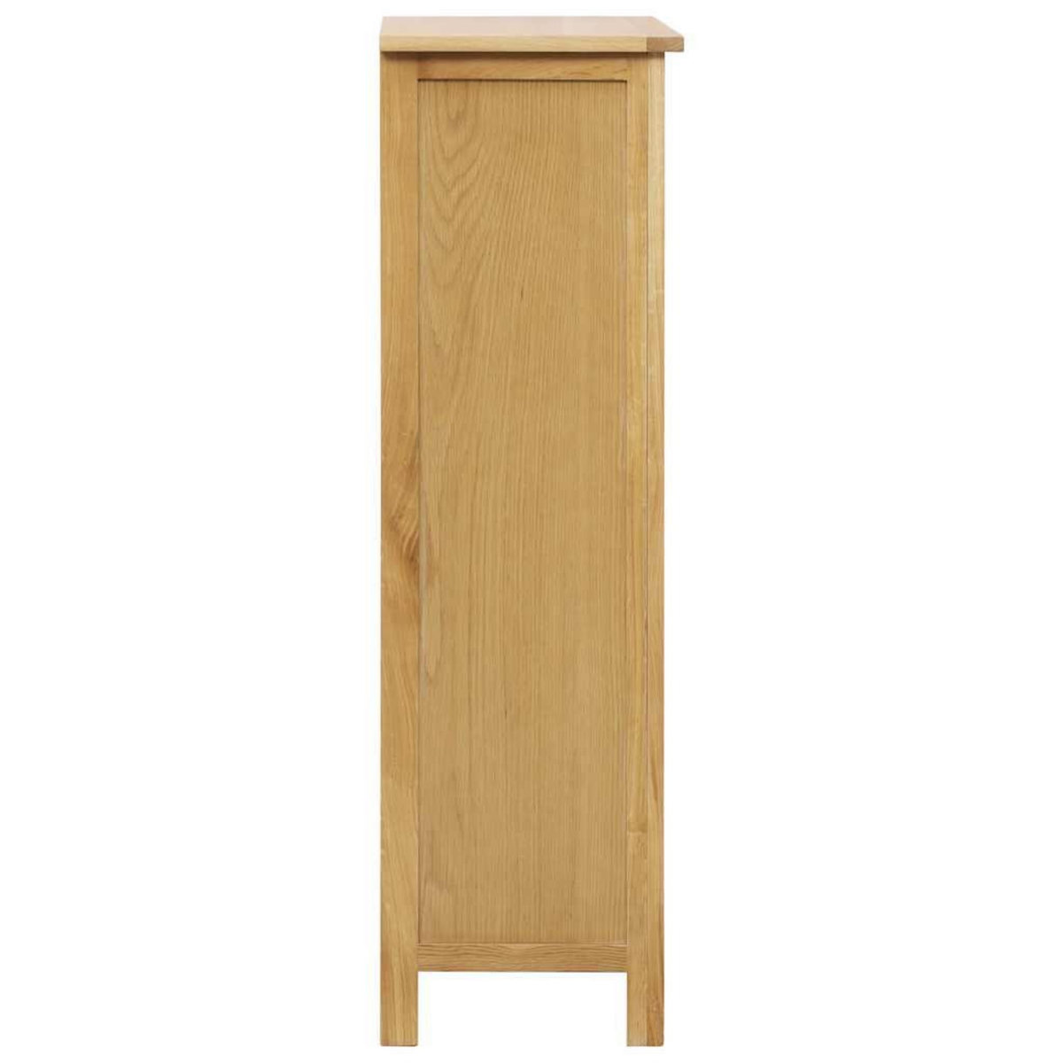 VIDAXL Armoire a chaussures 76x37x105 cm Bois de chene solide