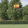 Voir la diapositive 1 : VIDAXL Drapeau de l'Espagne et mat 5,55 m Aluminium