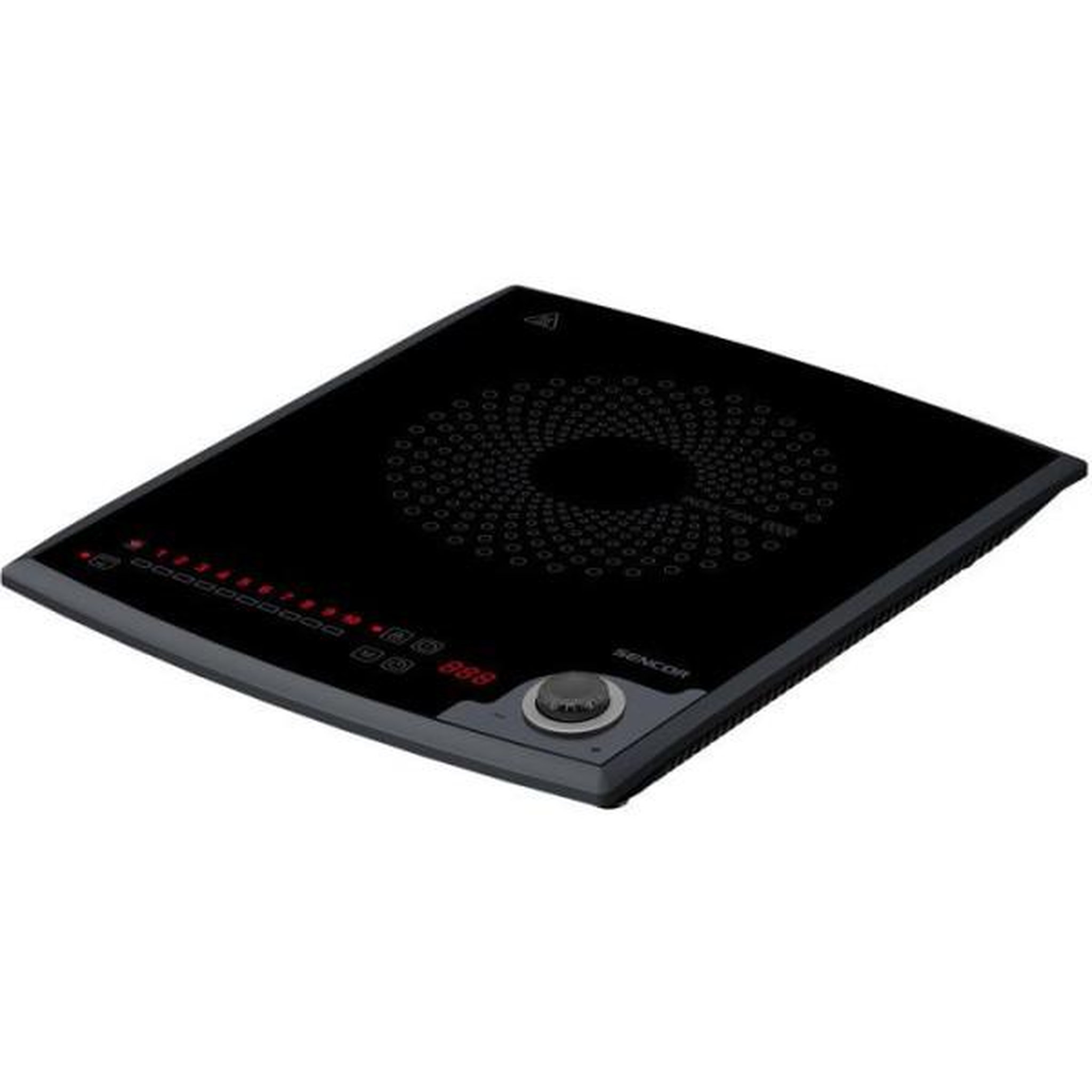 MARKET24 Plaque de cuisson a induction Sencor SCP 3414GY - 1 foyer - Commandes tactiles - 10 niveaux - Compacte - 2000 W - Noire