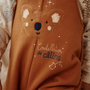 Voir la diapositive 6 : Petit Béguin Ensemble salopette bébé en molleton et t-shirt Constellation