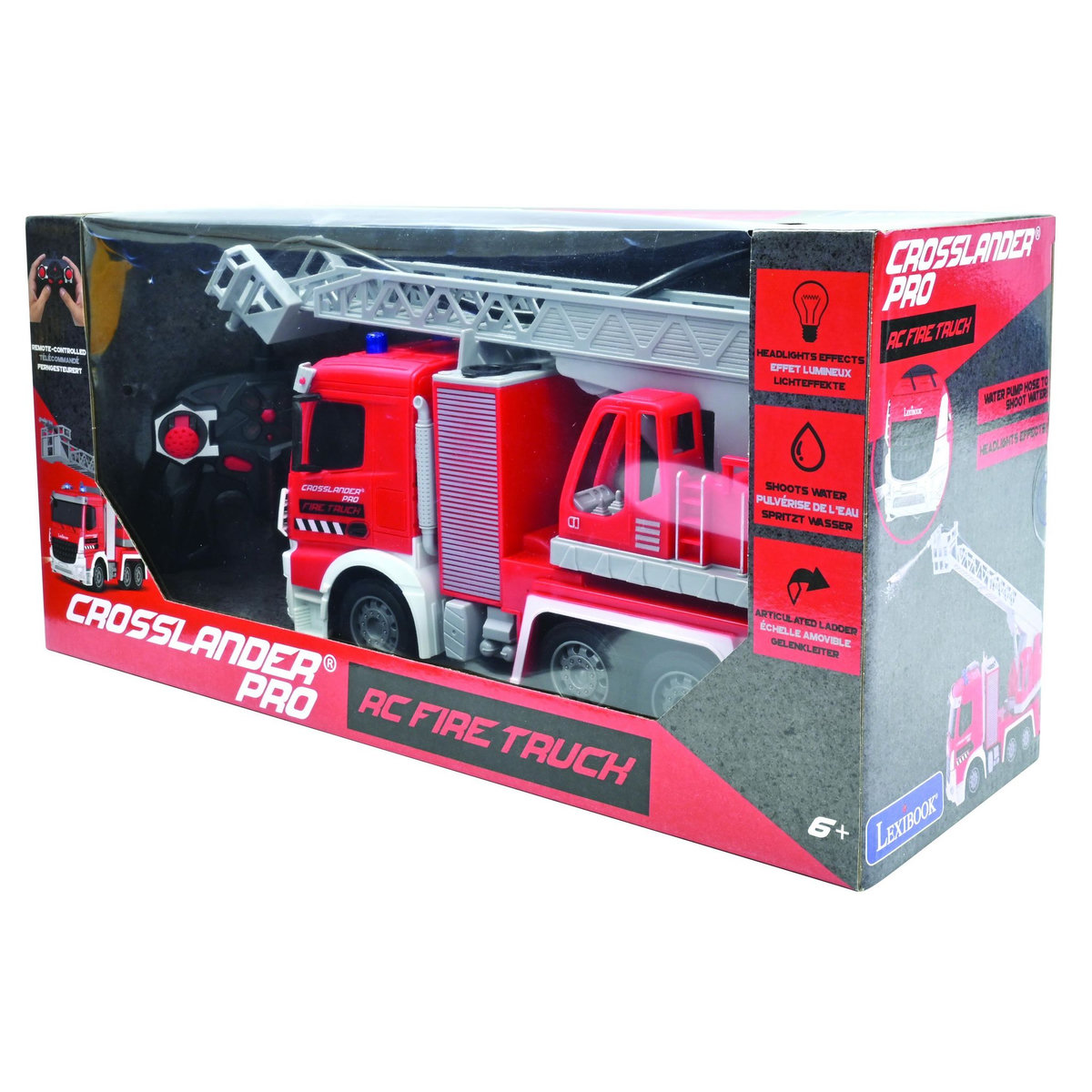 Lexibook Crosslander PRO Camion de pompiers télécommandé