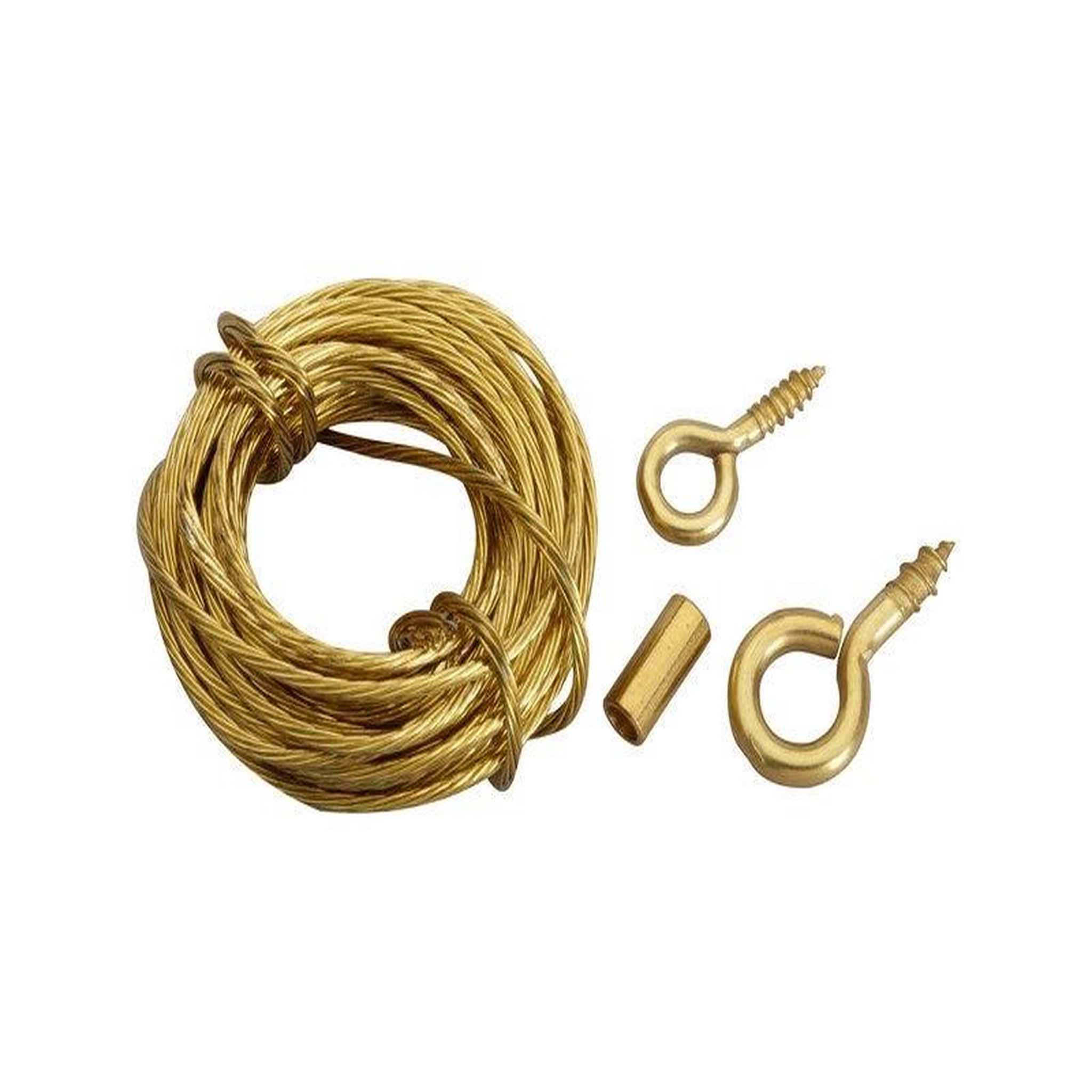 Le crochet francais Cordon De Suspension Cordon Acier Pour Tableaux, L.3000