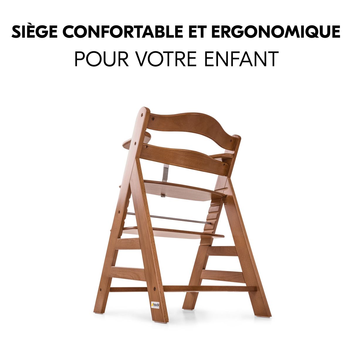 HAUCK Chaise haute en bois Alpha+B